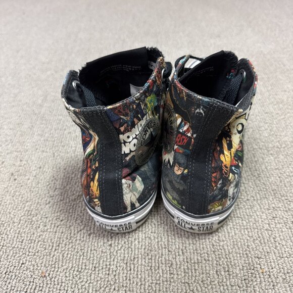 Converse Justice League Superman Sneakers Multicolored High Top Women’s Size 8 - Picture 4 of 11